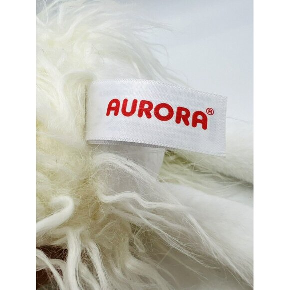 Aurora Llama Plush White Fuzzy 9 inch Stuffed Animal 2019 Alpaca - Picture 7 of 10